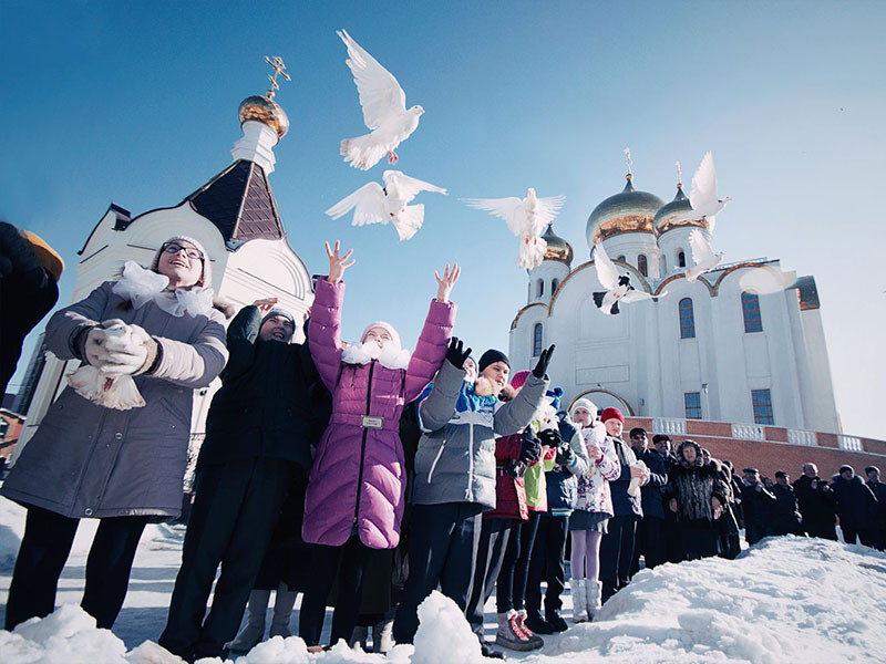 Запуск голубей